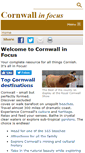Mobile Screenshot of cornwallinfocus.co.uk